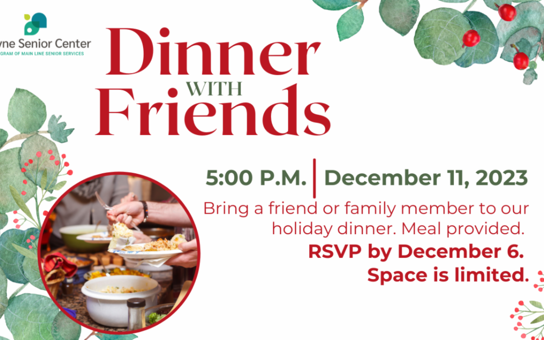 Holiday Dinner with Friends (In Center)